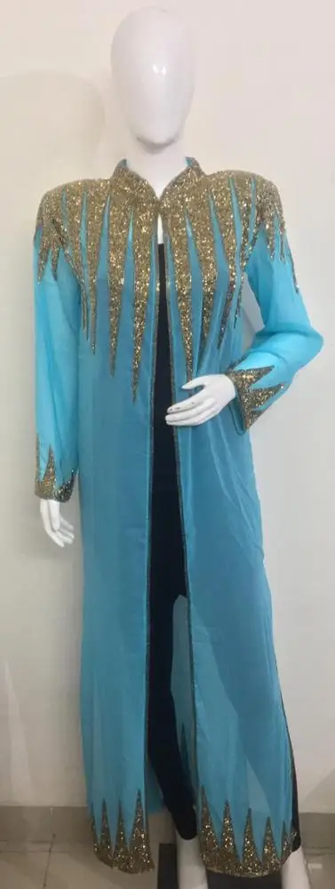 Dubai UAE ready to ship bulk price offer 2020 New Arrival Best Selling Style  Ladies Wear Hand Embodied Abaya Jalabiya