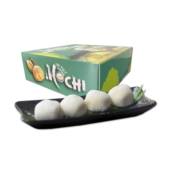 Высококачественная вкусная традиционная мягкая текстура Mochi, заполненная дурианской пюре, пульпа ОРИ, дуриан Daifuku Mochi, лучше всего подходит для влюбленных Дуриан