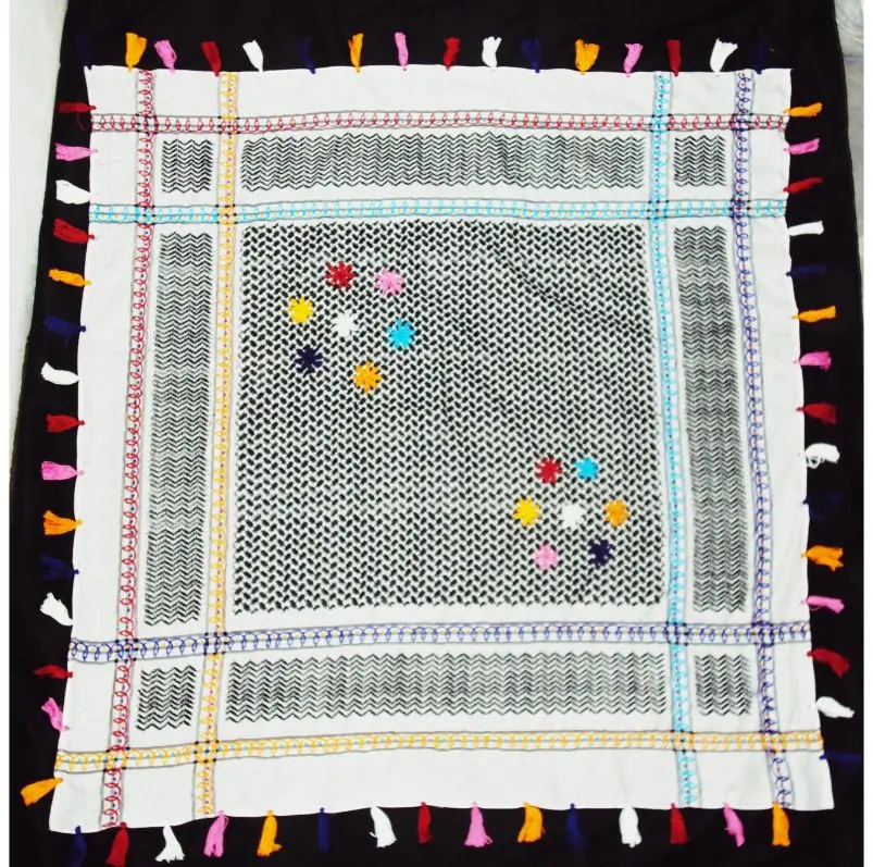 Excellent Quality Custom Printed scarves Reliable Fabric Custom printed scarves loverly tassel scarves