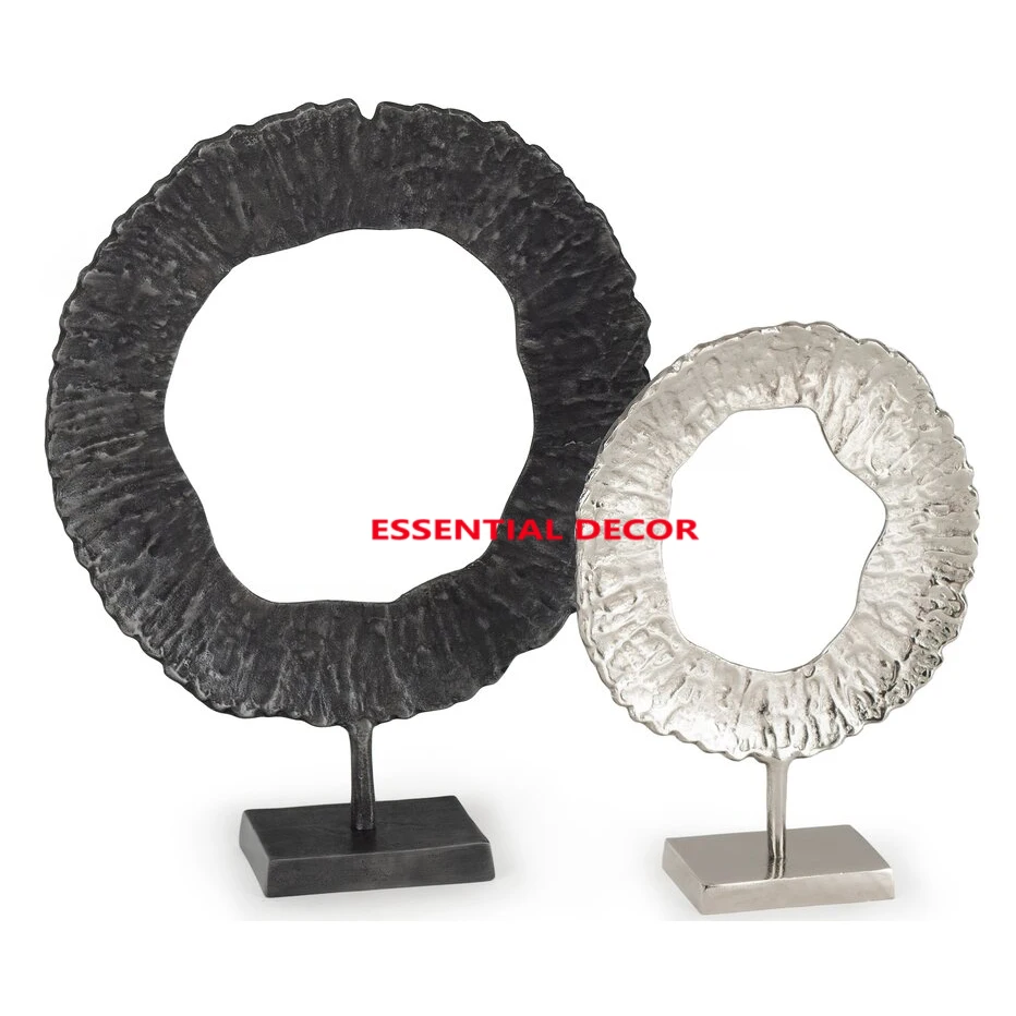  Лидер продаж интерьерная столешница деревянная и металлическая скульптура для домашнего декора