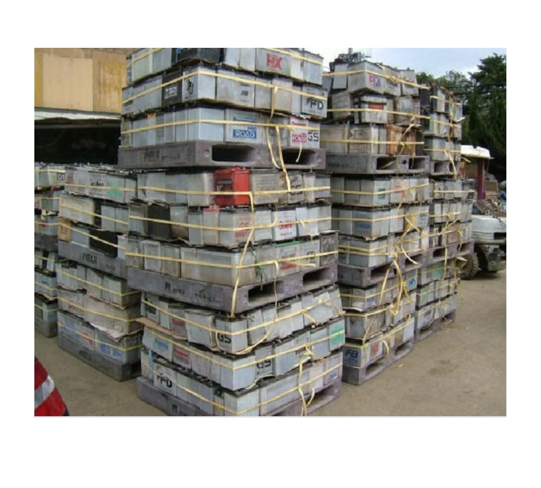 Hot Sale USED Waste Auto, Car and Truck Battery, Drained Lead Battery Scrap