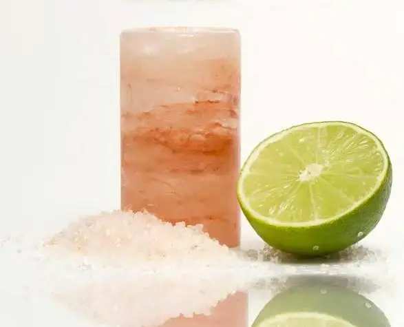 Pink Himalayan Salt Tequila Shot Glasses   Bite a Lime  Natural  Perfect for Your Party, Friends Event and Wedding Party Glass