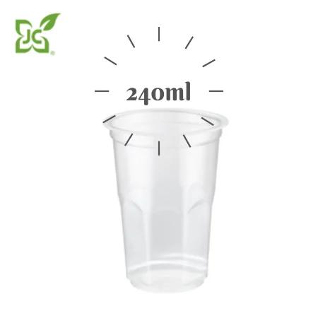 
JC - Buy Direct 240ml Plastic Coffee Cups With Lids 