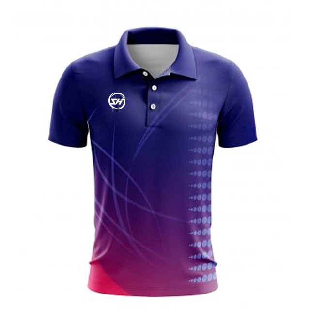 SHH High Quality Sublimated Cricket Jersey Custom Printed Team Uniform with Logo for Training New Basketball Logo