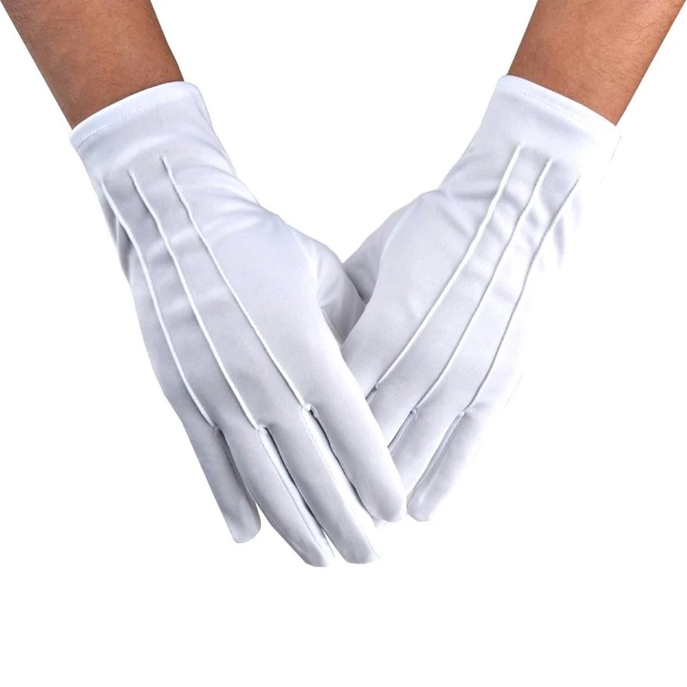 
white Gloves Cotton white gloves 100% cotton high quality white regalia gloves 