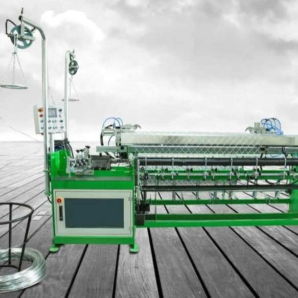 
Chain Link Fence Diamond Weave Netting Machine 