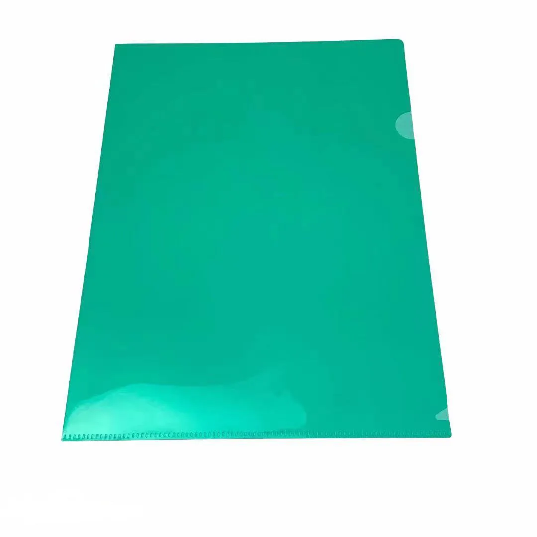 
 Сделанный на заказ, высокоэкономичный полипропиленовый материал, прозрачный офисный полипропиленовый файл типа L, прозрачный держатель  