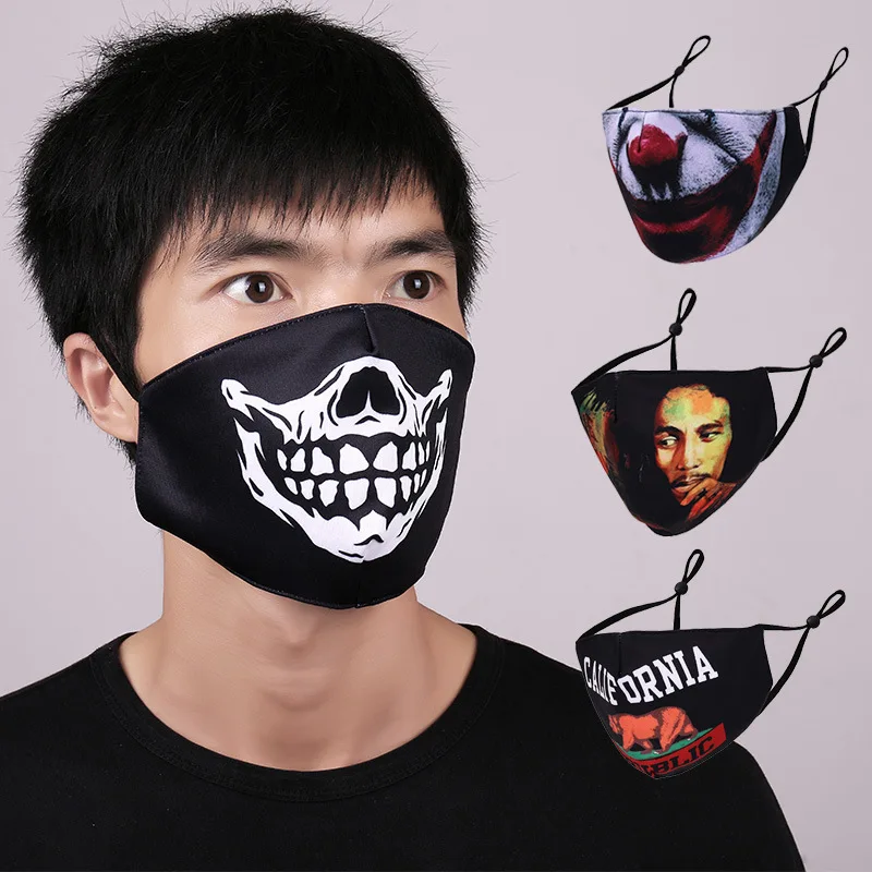 
Cloth Cotton Polyester Halloween Face Costume Custom Kid adult Realistic Pirate Design Cheap High Quality Party Halloween Maskes 