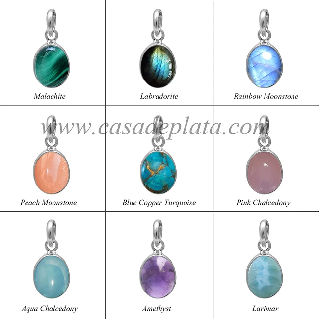 Yellow Gold Plated Best Quality Hot Sell Rainbow Moonstone gemstone pendant 925 sterling silver Jewelry bulk order wholesaler