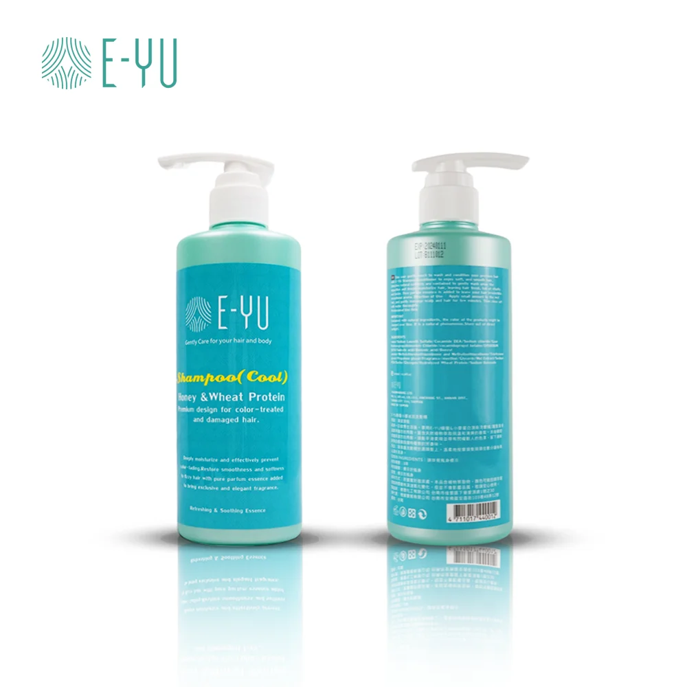 Honey & Wheat Protein Soft & Smooth Anti Hair loss Herbal Organic Shampoo and conditioner (Cool)