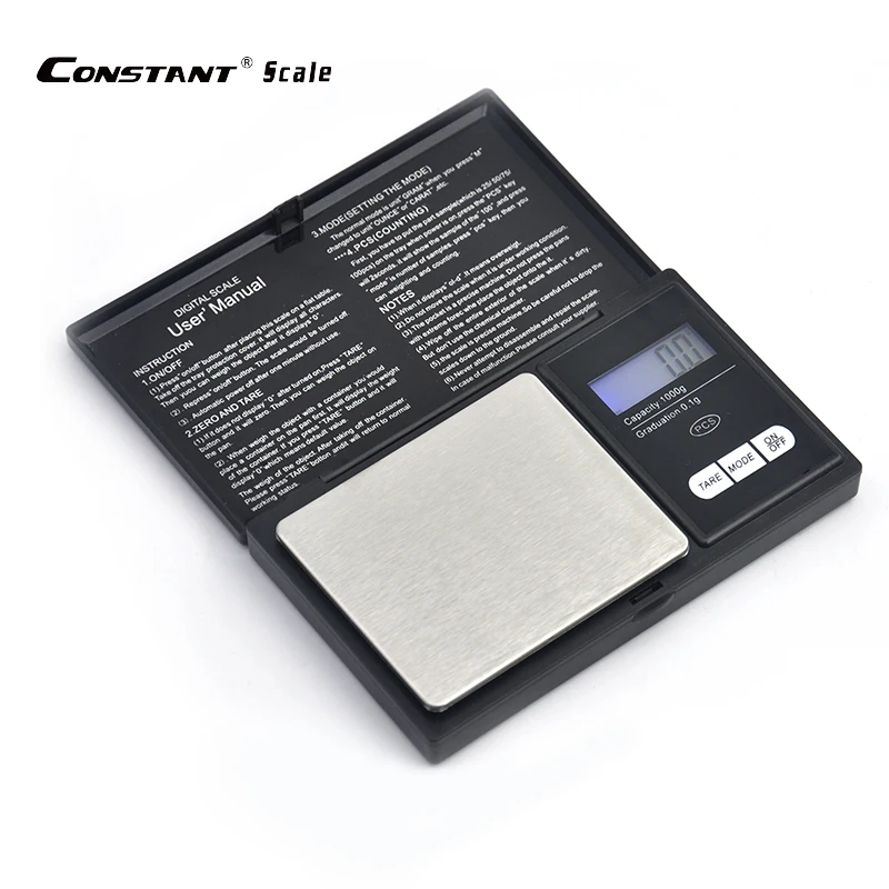 FF1976-647C 1KG/200G-0.1G/0.01G Digital Electronic Pocket weighing mini Jewelry scale High accuracy of household balance