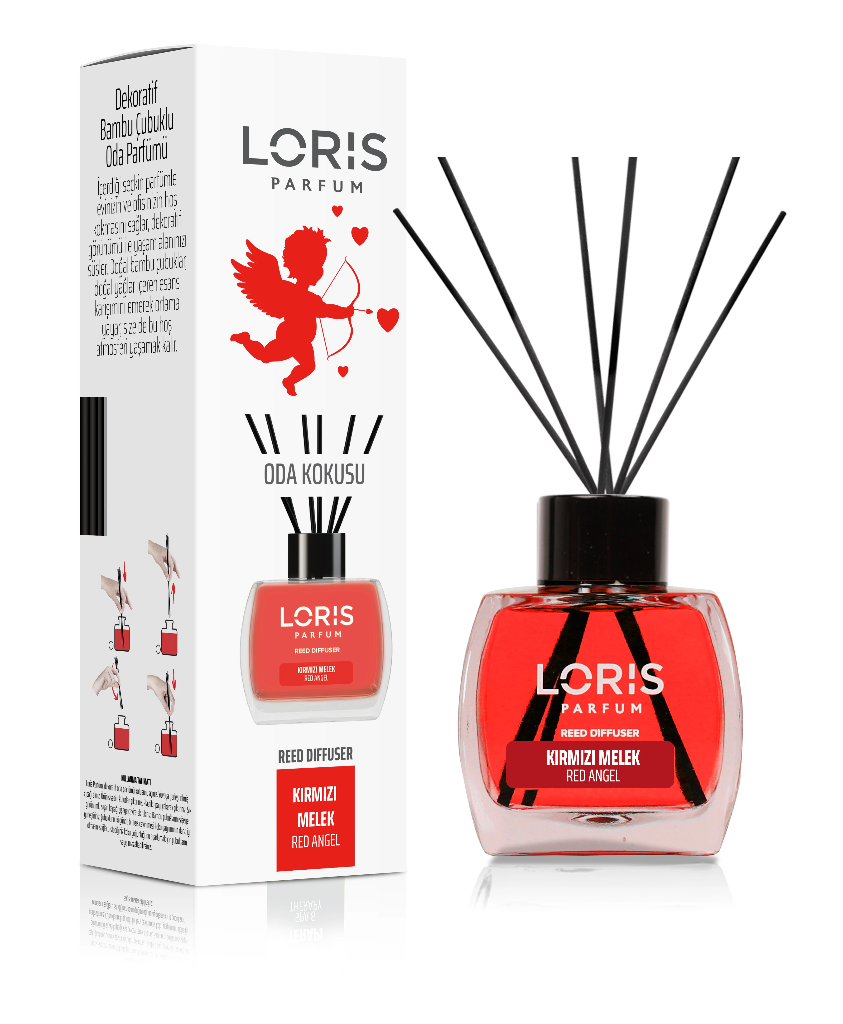 120ML LORIS REED DIFFUSER AIR FRESHENER RED ANGEL