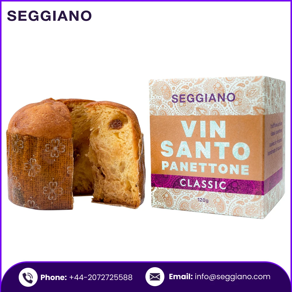 High Quality Panettone Cakes Seggiano Classic Vinsanto Panettone 120g