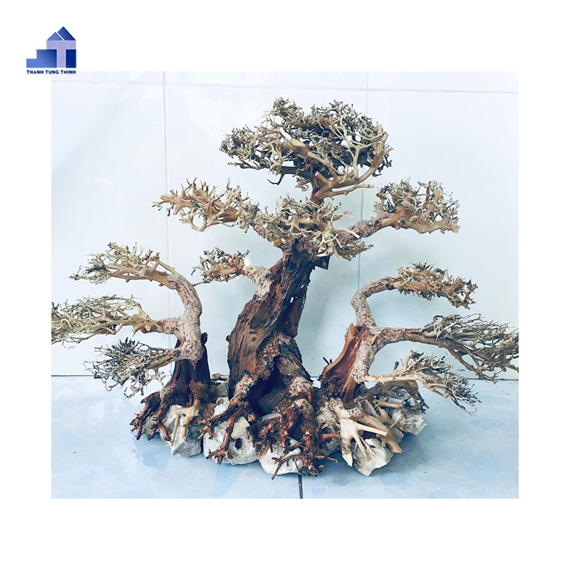 2024 Hot Design Wholesale Natural Bonsai driftwood for fish tank aquarium WhatsApp: +84 961005832