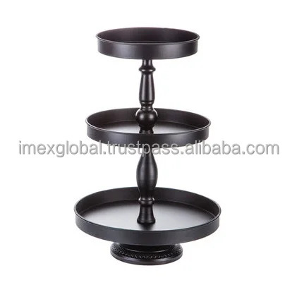 3 Tier Metal Galvanized Cake Stand Best Quality And Manufacturer Bulk In Storage For Wedding And Birthday Decoration