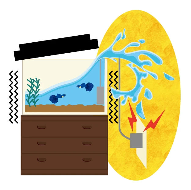 
Prevent falling of Aquariums by earthquake! Proseven Super Sticky Gel Pads 