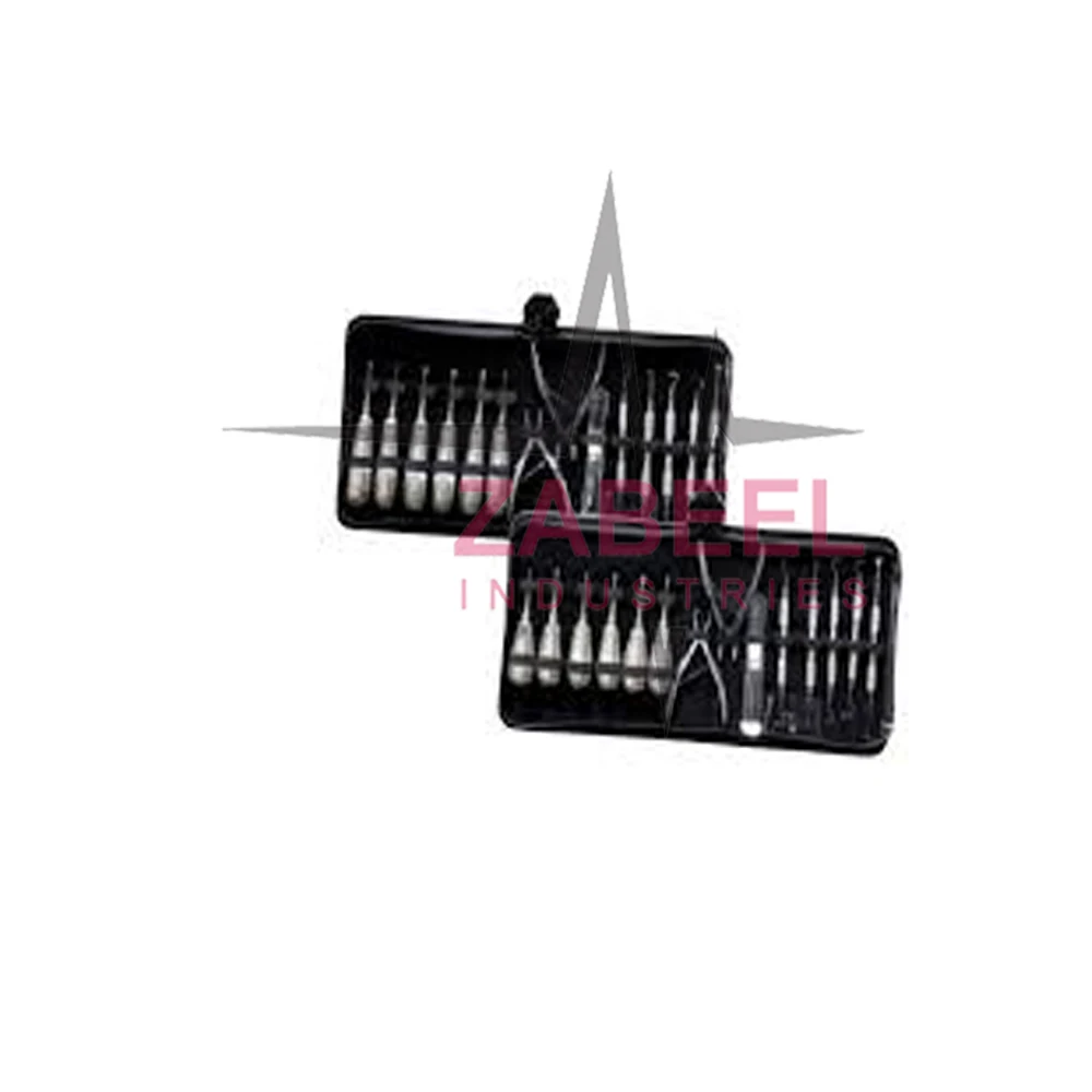 Dental Animal 14 Piece Instruments Set-Standard/Stubby/Small Handle Elevators Veterinary Instruments By Zabeel Industries