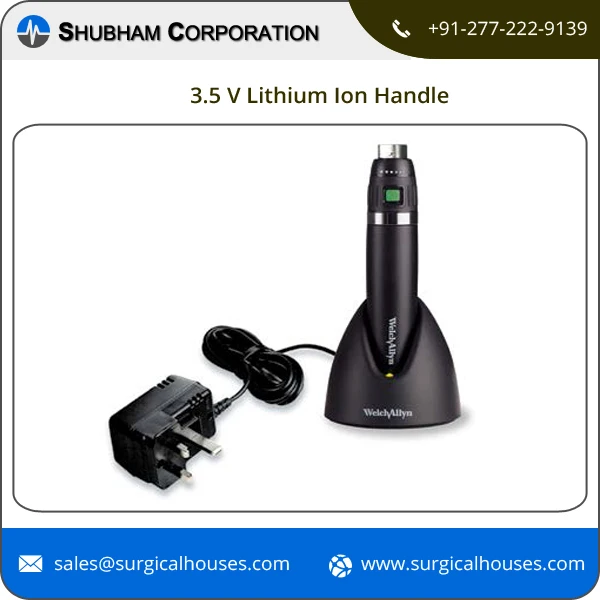 Lithium Ion Battery Technology Twice On-time and Light Weight 3.5 V Lithium Ion Handle from Indian Supplier