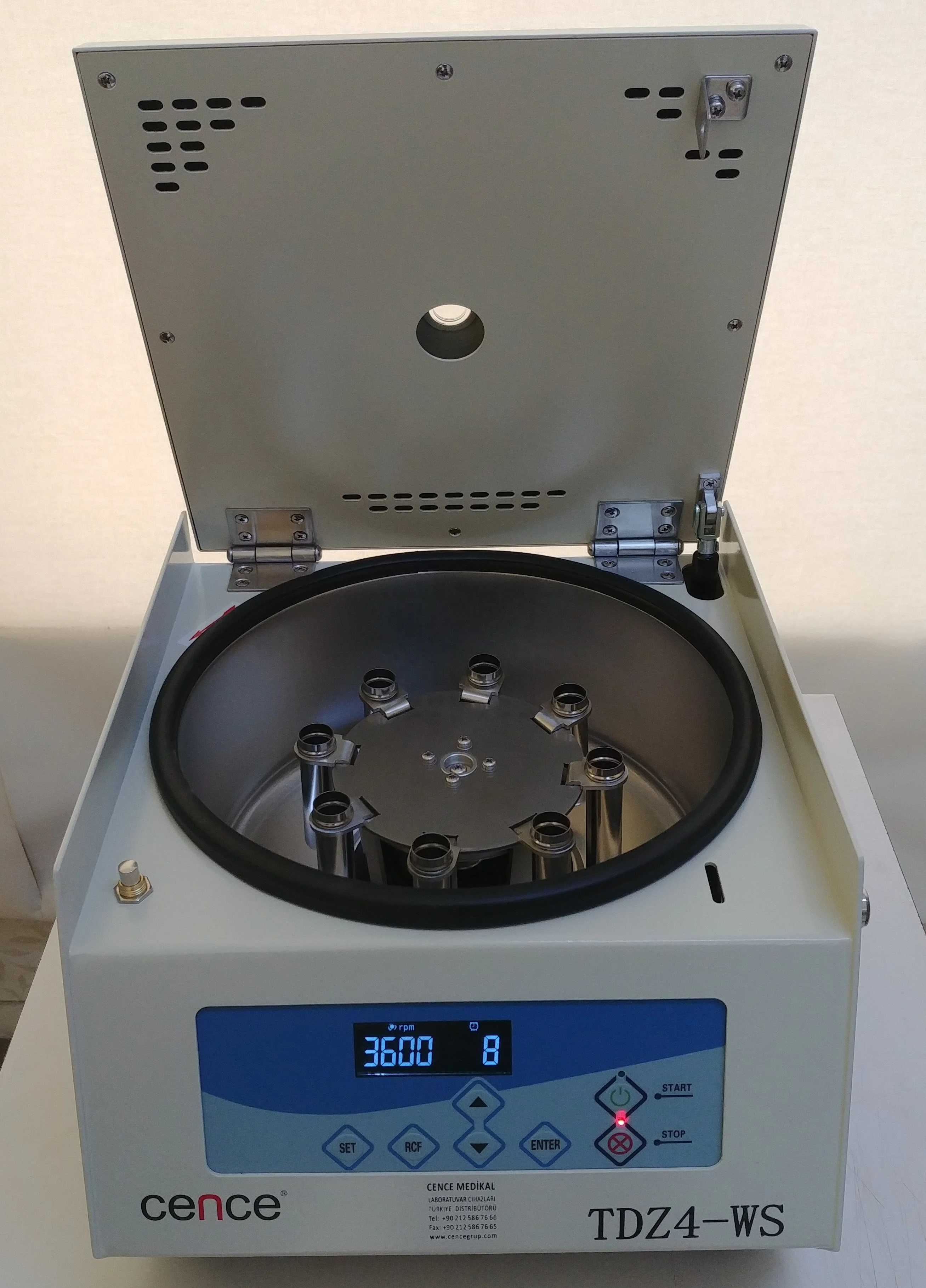 High Quality TDZ4-WS Low Speed Desktop Centrifuge with 8 Tubes Swing Rotor Brushless Motor