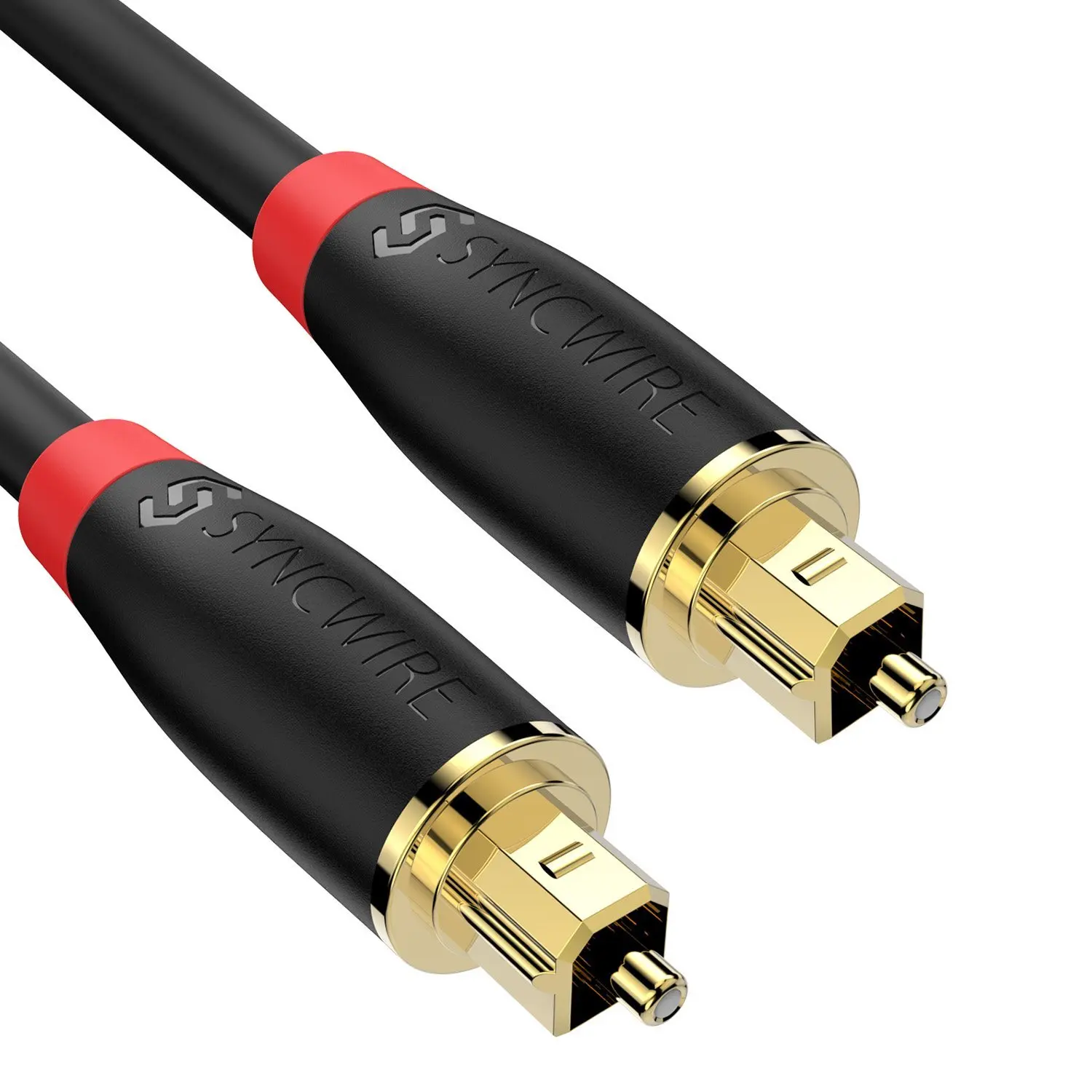 Syncwire Digital Optical Audio Cable 4.5m 3m 2m 1m/15ft Black