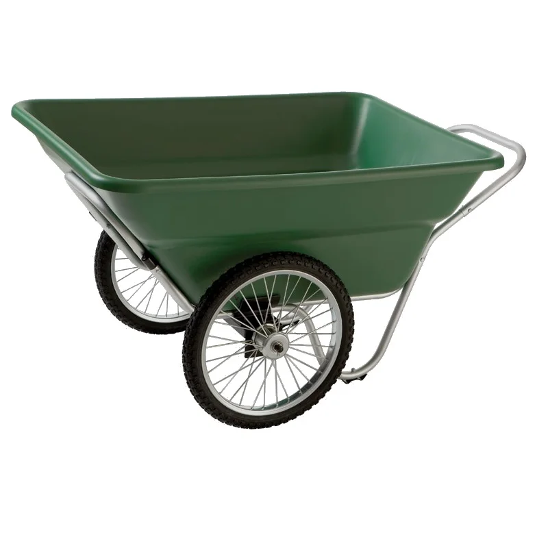 
Garden Tools High Load Bearing Heavy Duty Polythylene Bathtub Pneumatic Wheel Wheelbarrow TC3087 
