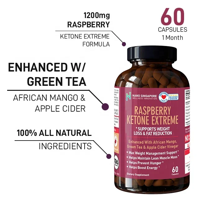 [NEW] All Natural Food Supplement Raspberry Ketone Slimming Capsule Weight Loss Pills
