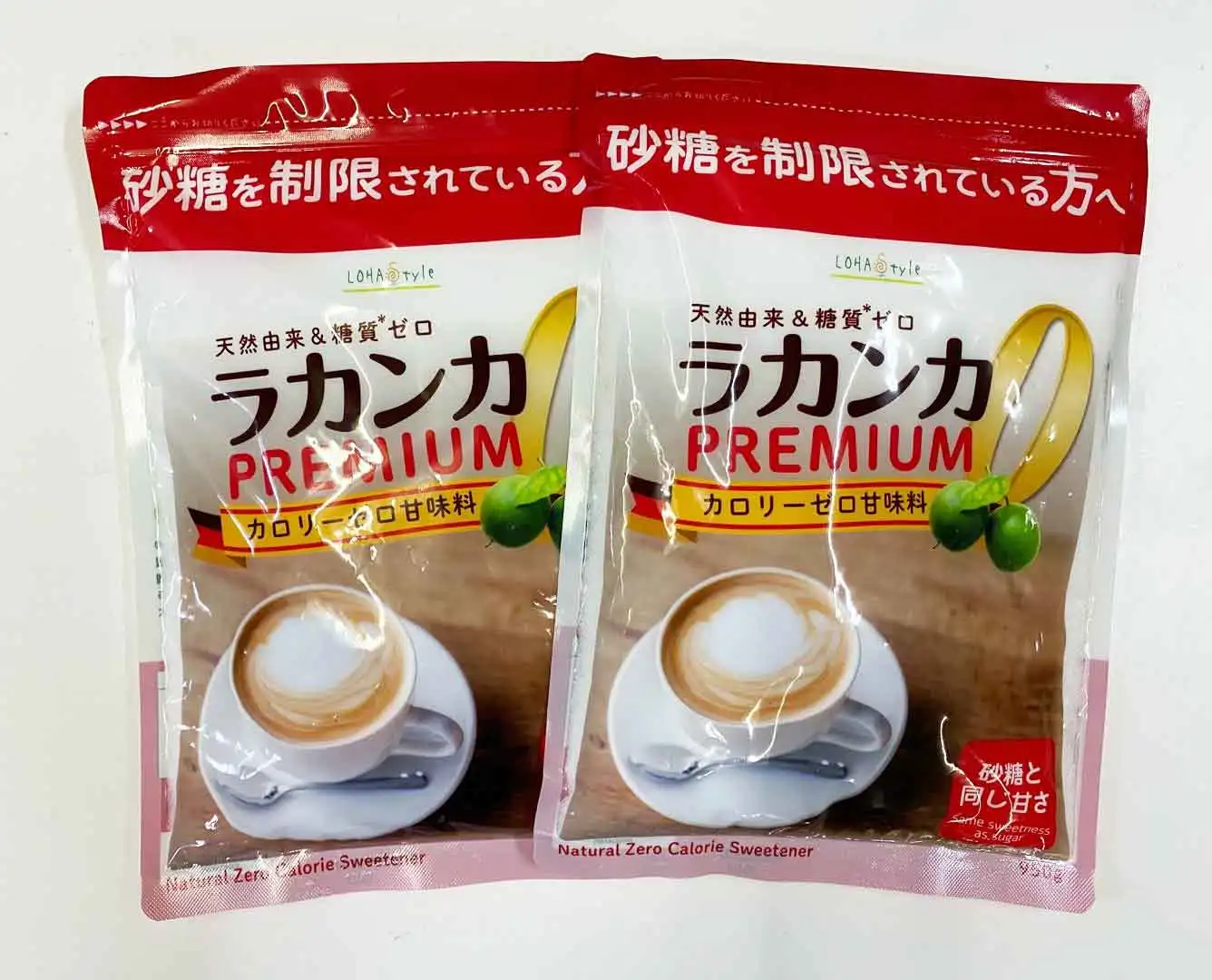 
100% natural ingredients sweetener Lakanka Premium replace table sugar 