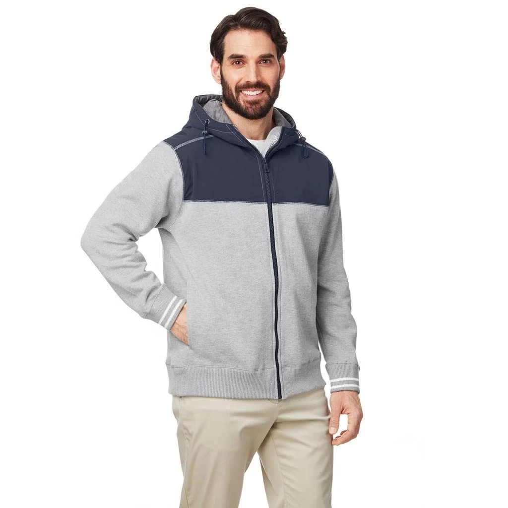 Custom Embroidery Logo Hoodies Men no drawstring Cotton Fleece Thick Printed Customized Hoodie for Outdoor Winter Clothing