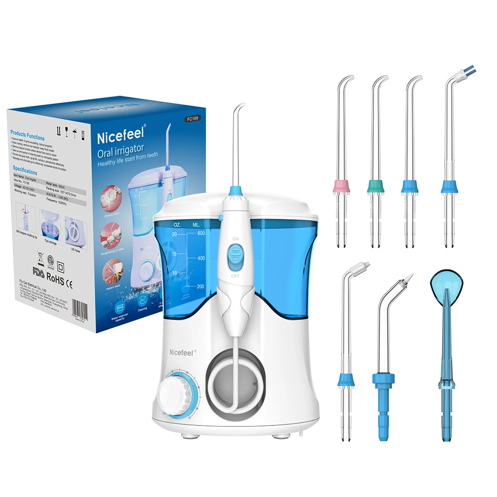 600ml Water Dental Flosser Nicefeel Oral Irrigator Dental Equipment Hygiene Product Water Dental Jet Teeth Cleaner Dental Floss