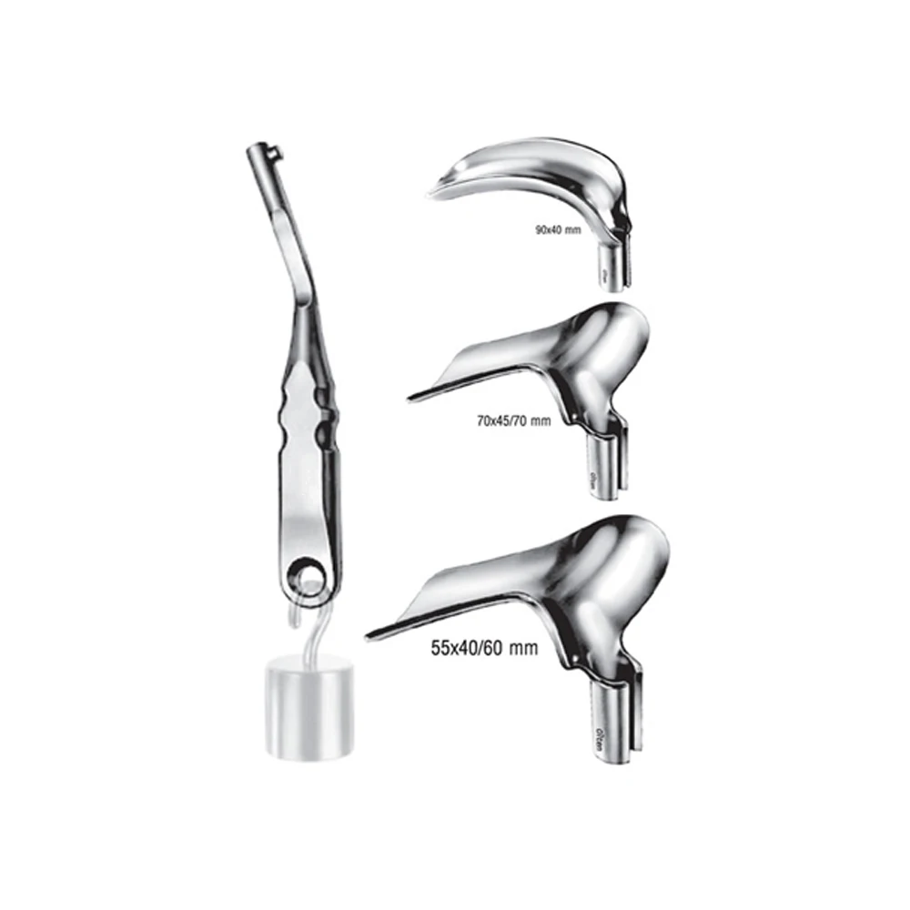HIGH QUALITY SCHERBACK SPECULA SET COMPLETE 1 HANDLE 5 BLADES 1 WEIGHT GYNECOLOGY INSTRUMENTS