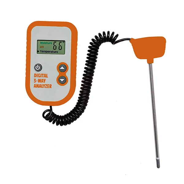 New Digital 3 Way Analyzer - Moisture pH Temperature