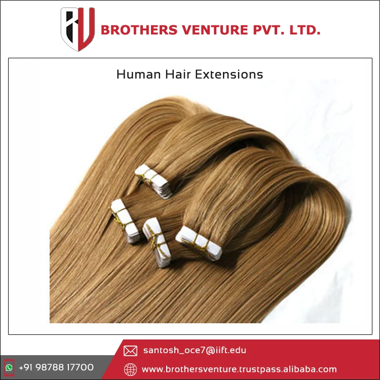 European Double Drawn Russian Human Hair Tape Hair Extension, High Quality Natural Remy Tape In raw Hair Extension
