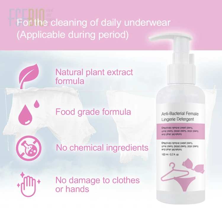 Natural Underwear Panties Feminine Care Natural Product Organic Wash