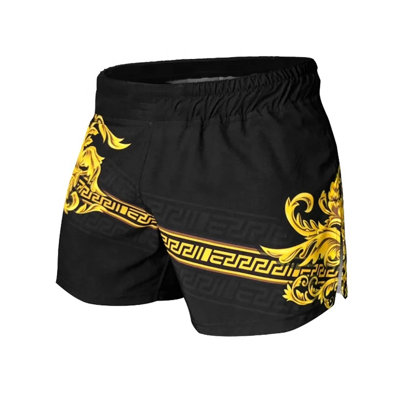 Дышащие шорты для боевых действий, фитнеса, MMA, шорты для кикбоксинга в стиле муай-тай, одежда для бокса