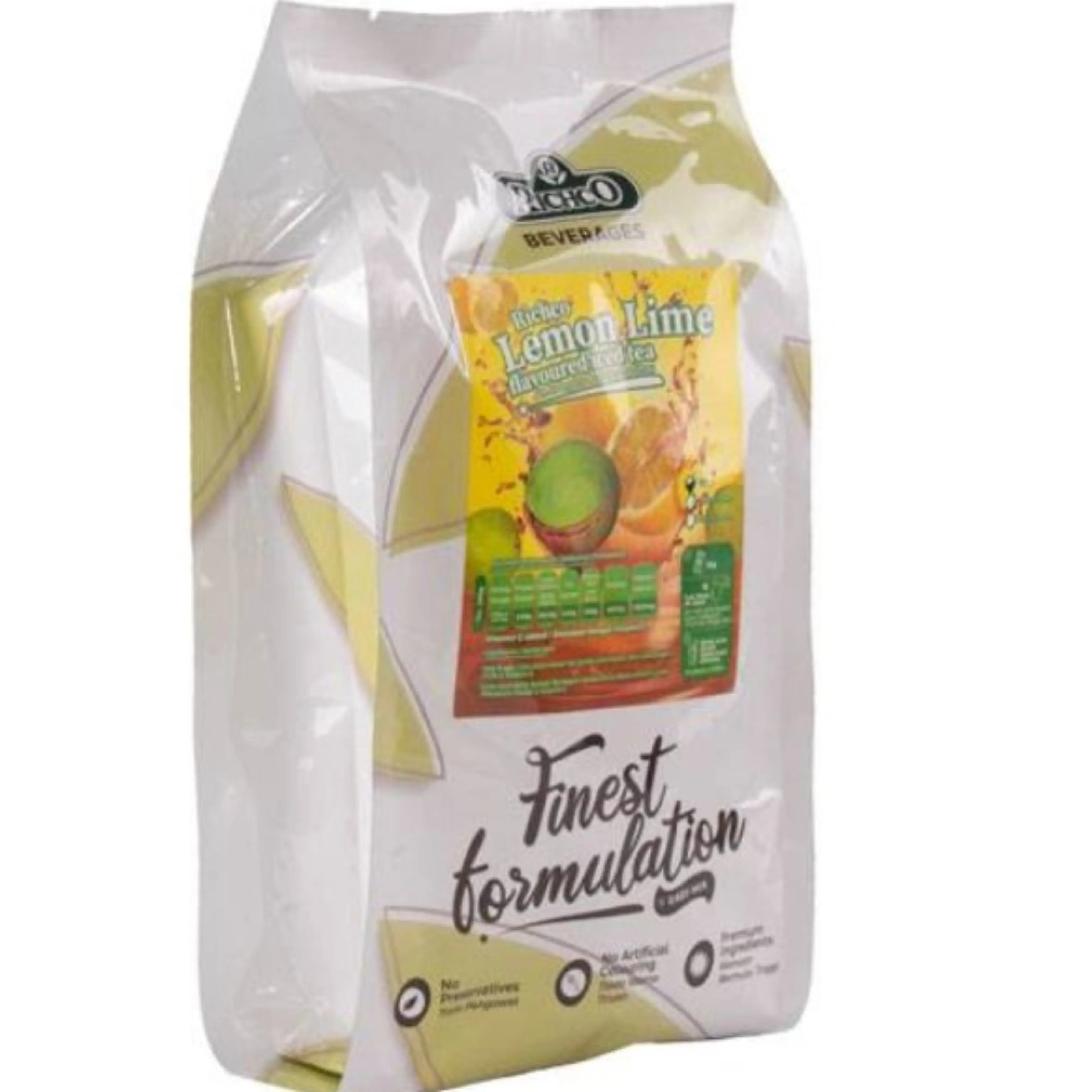  Мгновенный лимонный лаймовый чай в порошке освежающие натуральные ингредиенты фруктовый с мгновенным вкусом полезный