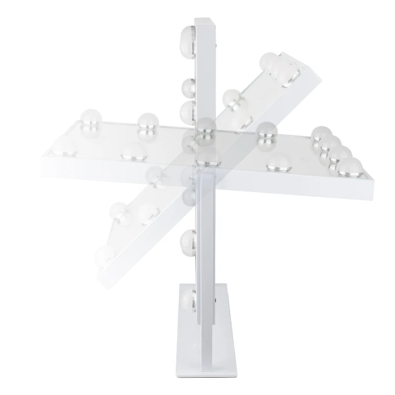 Makeup Supplier 12 Bulbs Salon Beauty Hollywood Style Make Up Dressing Vanity Led Backlit Mirror GMH2001