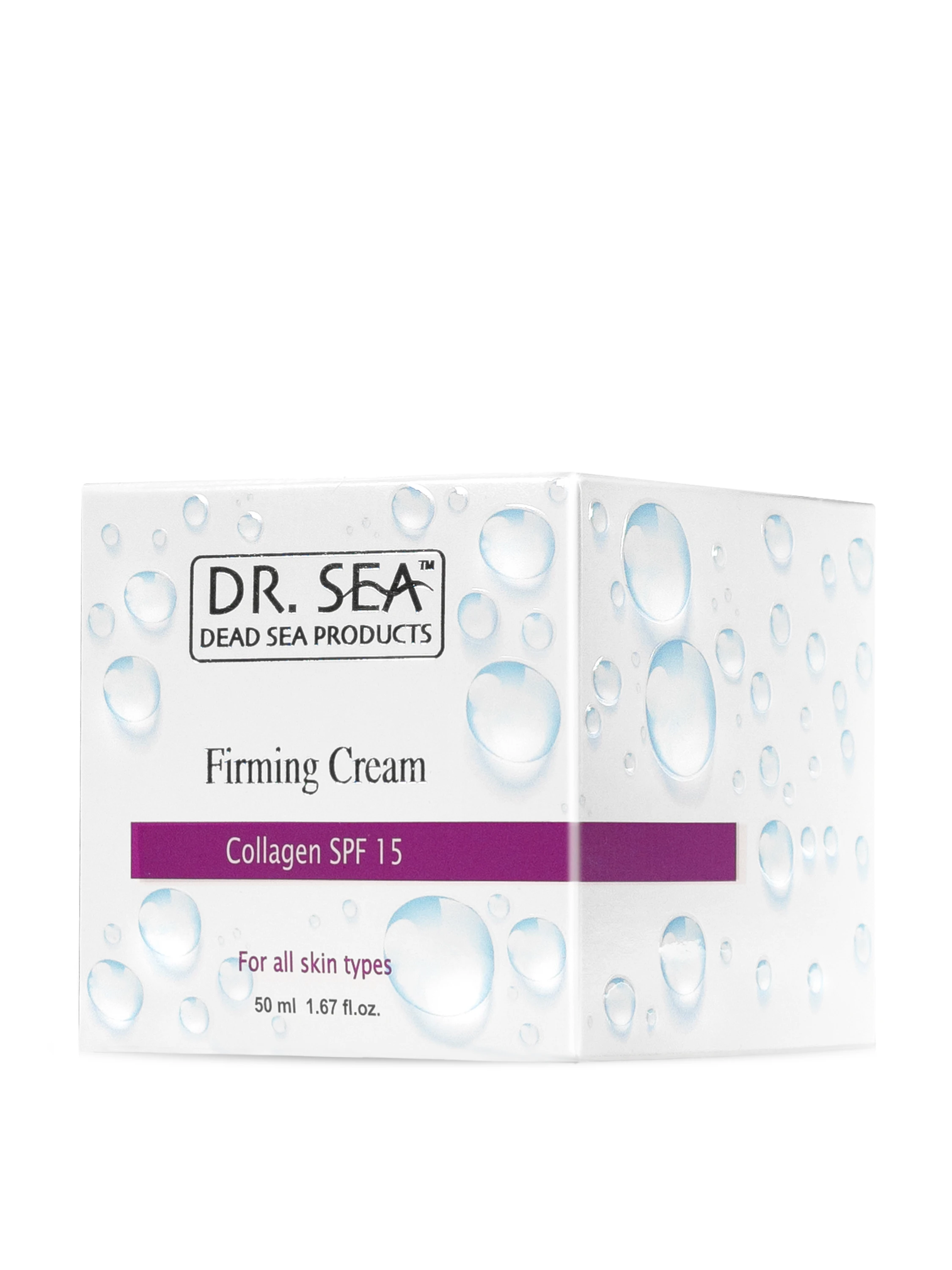 Укрепляющий крем Dr. Sea с коллагеном SPF 15-подтягивающий и укрепляющий овощным минералами Мертвого моря для всех типов кожи