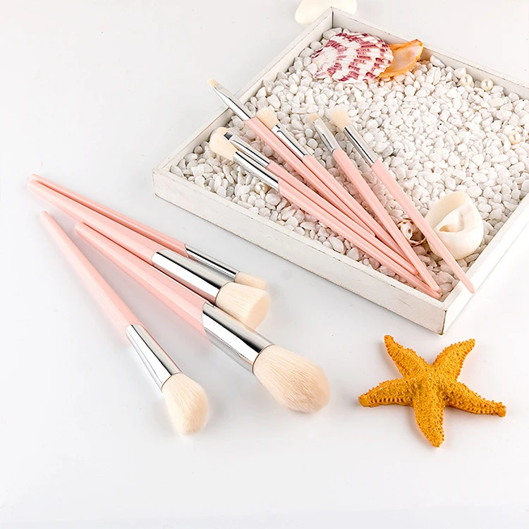 2024 Ebay Make up Bestselling Pink Facial Eye Cosmetics Brush Set High Quality Makeup Beauty Tools for Girls