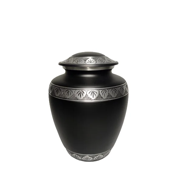 New Design Engraving Cremation Urn Handmade Aluminum Casted Engraved Funeral Adult Cremation Urn By The Muse Inc