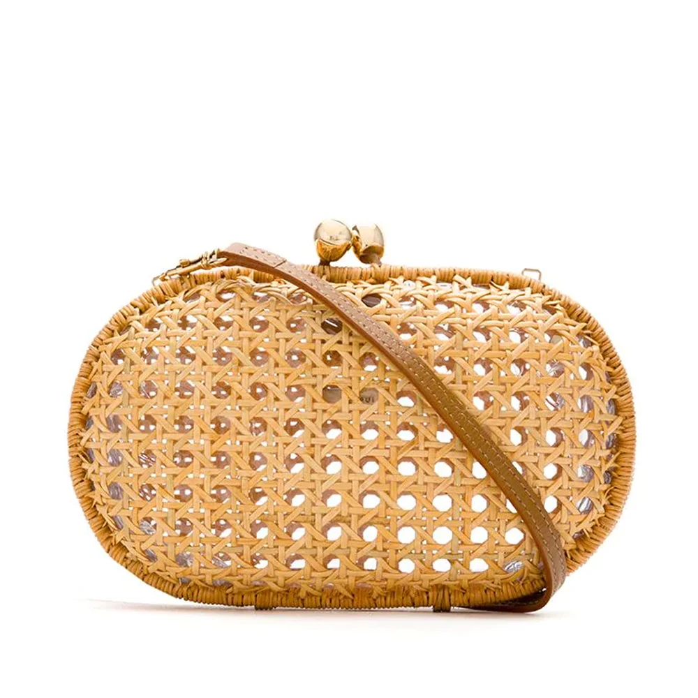 New Design Rattan Clutch Bag Handwoven, Handmade Wicker Handbag For Ladies In Vietnam