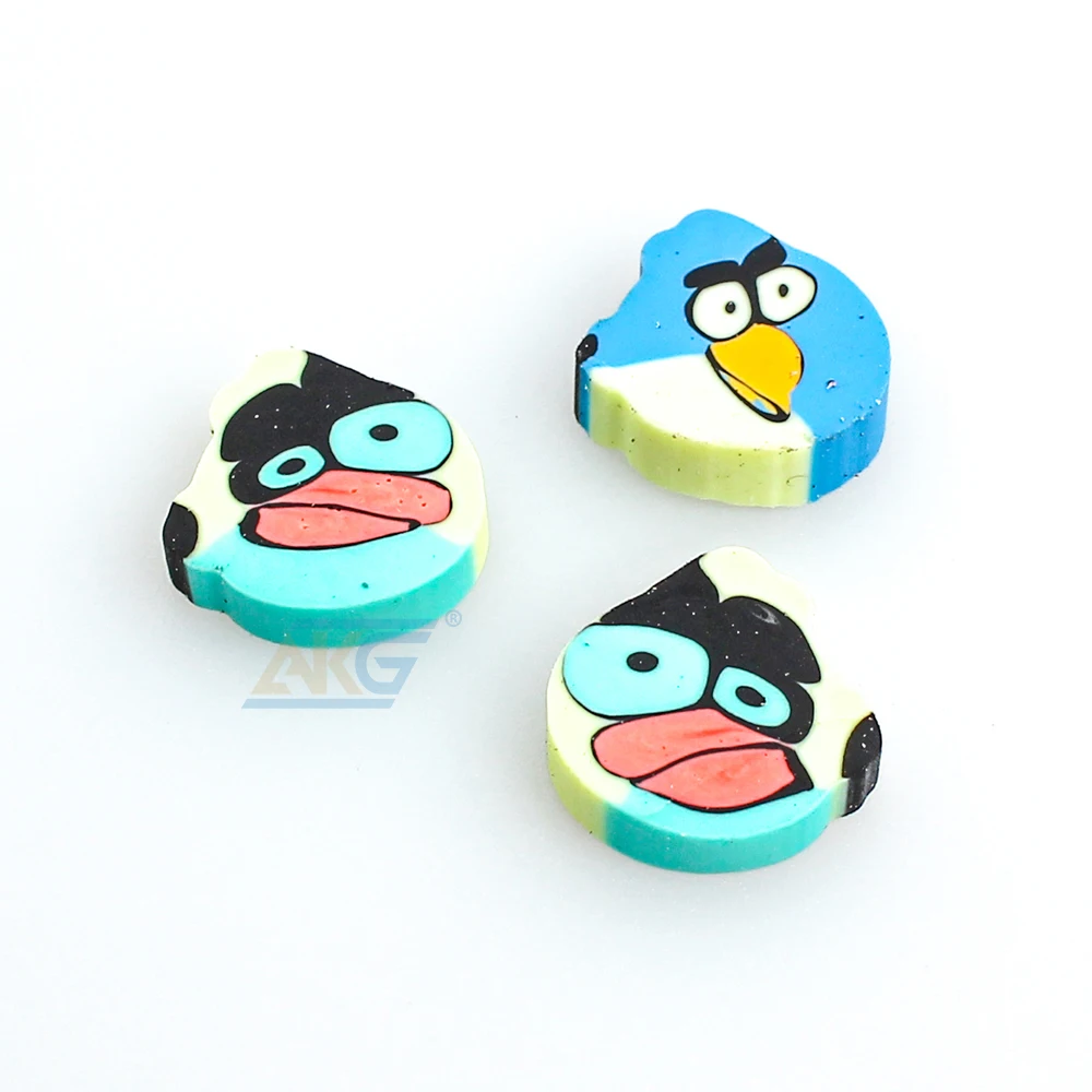 Pencil Eraser Ang-Ry Bird Promotional Eraser For Student