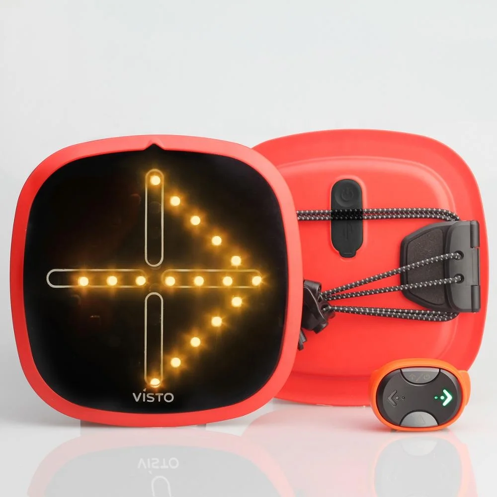 New 2021 LED Bike Light Turn Signal ABS on back pack