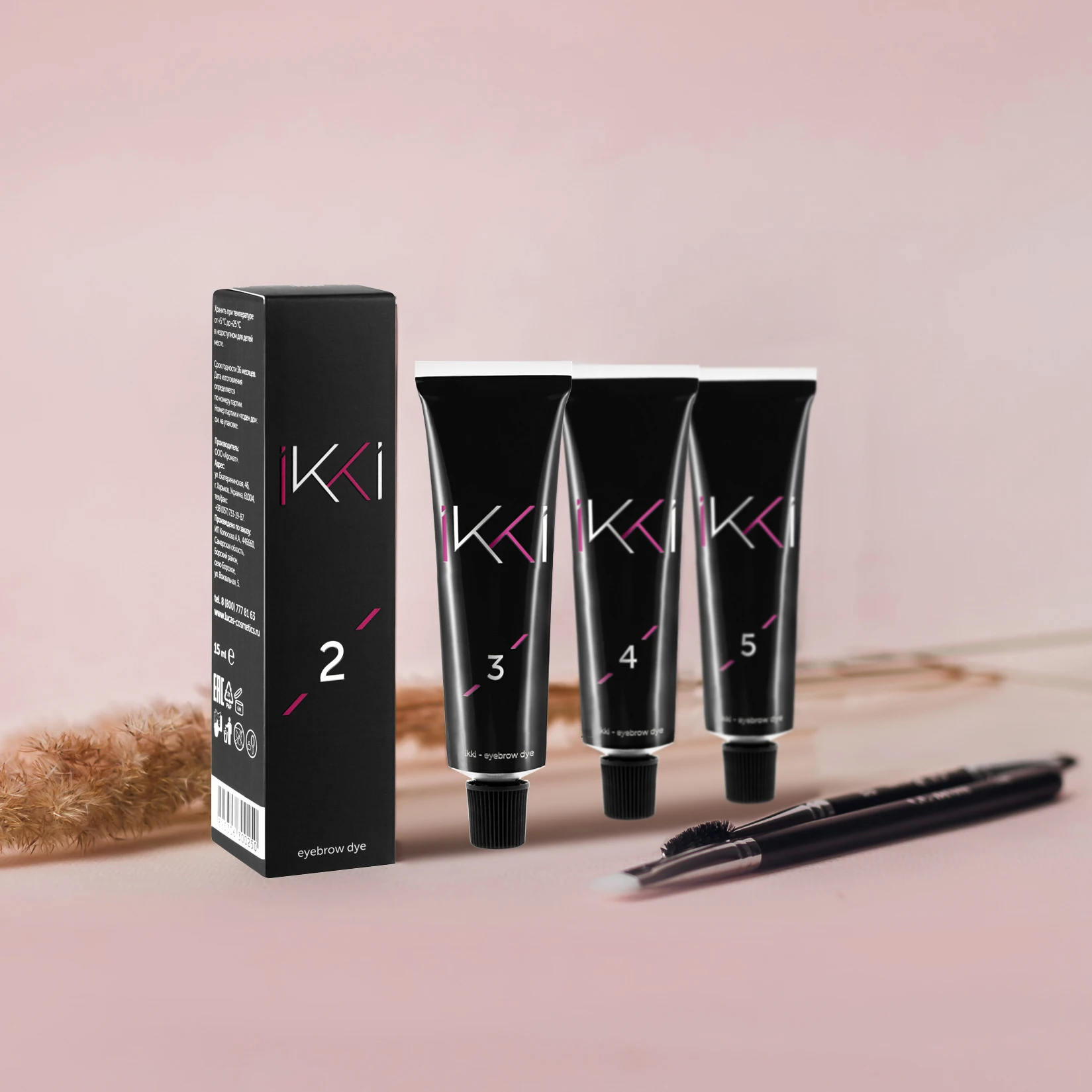 Own brand Cosmetics Brow Dye Hair Dye Private Label