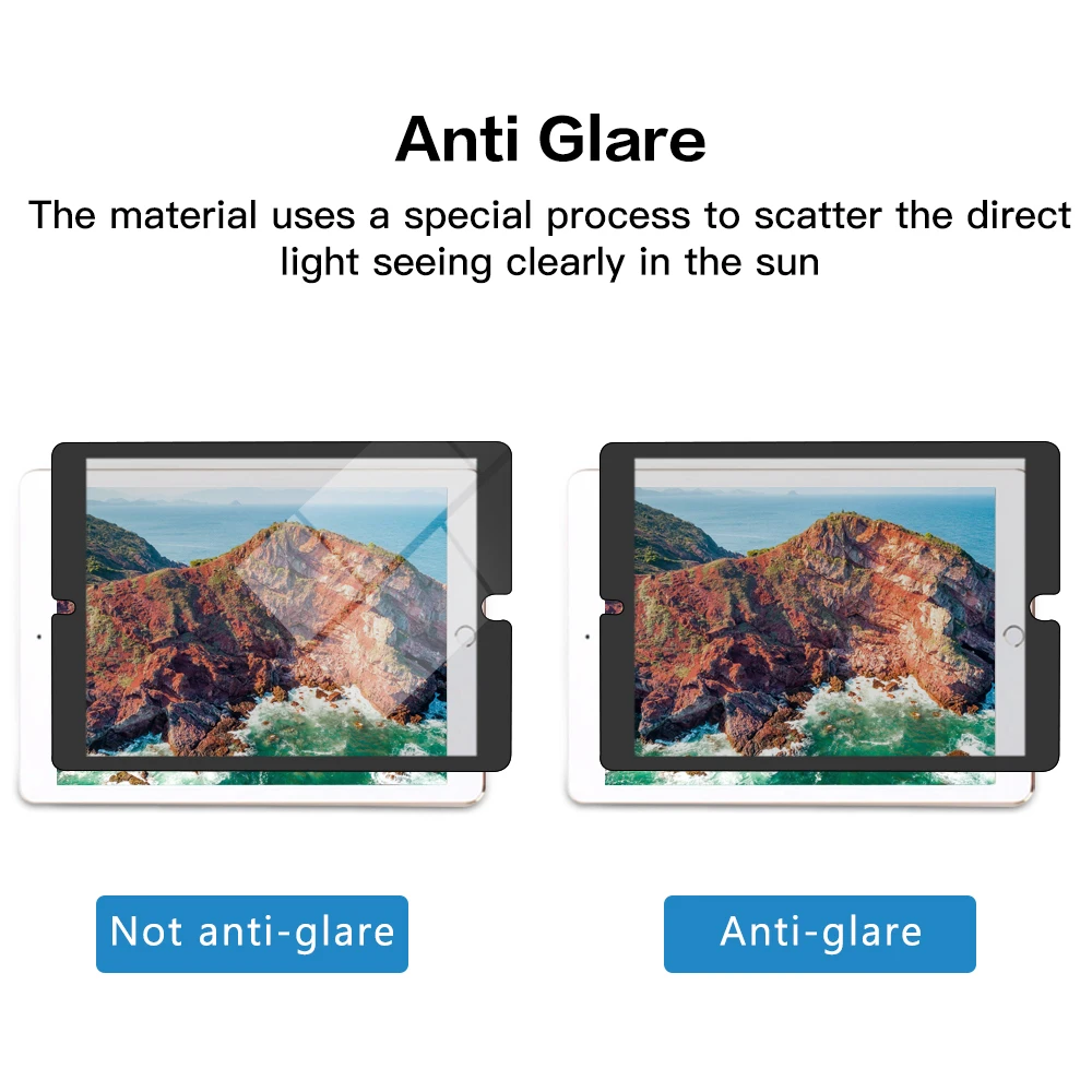 LFD571 Privacy Filter Anti-glare Removable Tablet Screen Protector Film for iPad 10.2 Heb Tablett