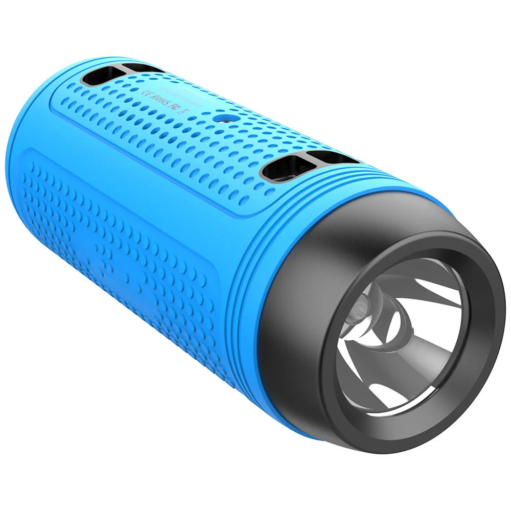 Уличный беспроводной Bluetooth-микрофон FM-радио USB-порт фонарик Внешний аккумулятор портативный динамик