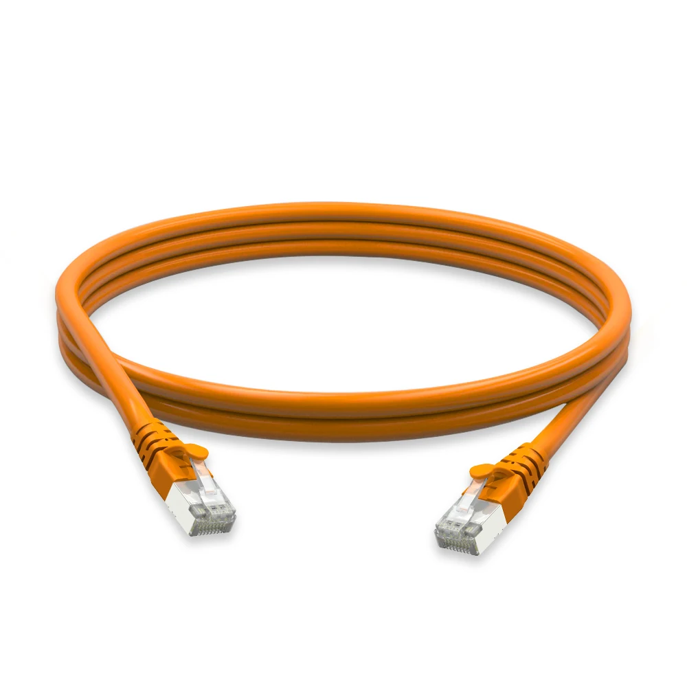 Durable and flexible double shielded Cat8 Ethernet cable super-efficient reducing EMI/RFI Interference Cat8 SFTP SR 26 AWG cable