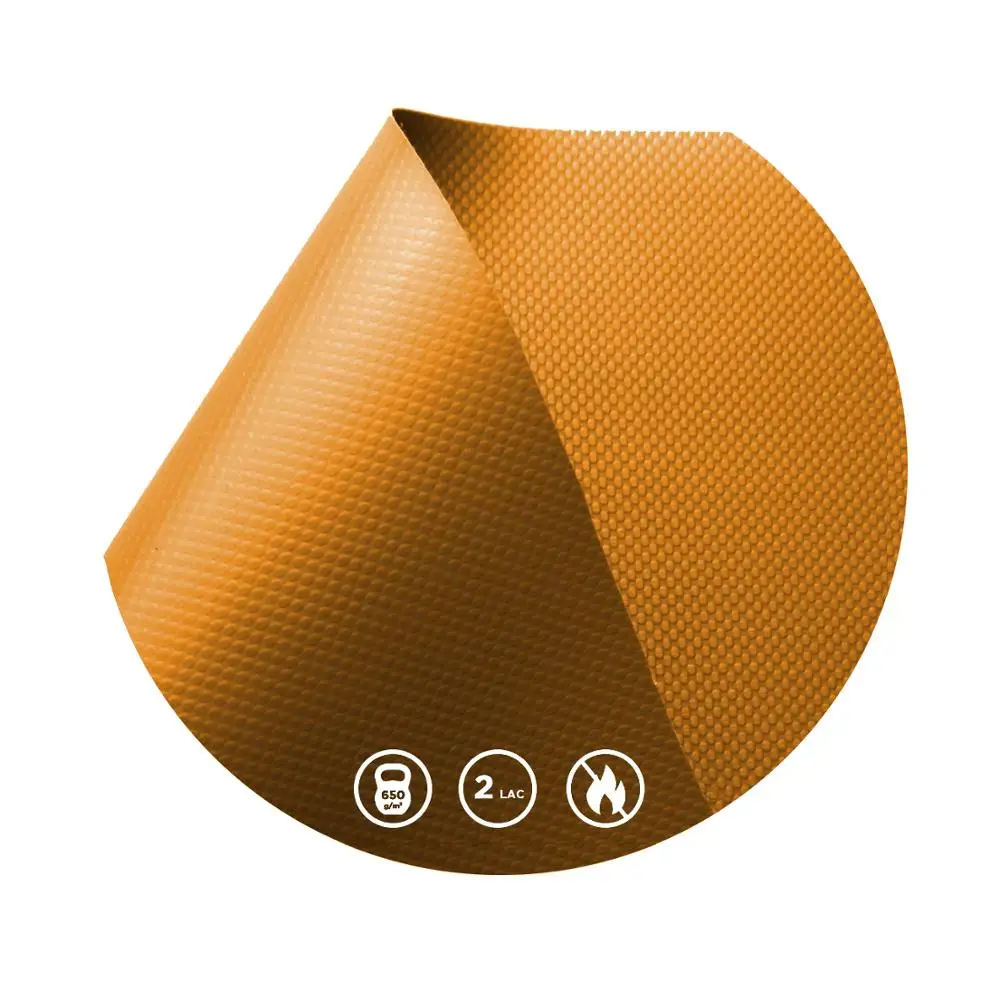 Waterproof Polyester Tent Fabric 650 G. 2 LAC 100% Polyester Woven Tarpaulin PVC Coated Waterproof,flame Retardant Solid 6513212