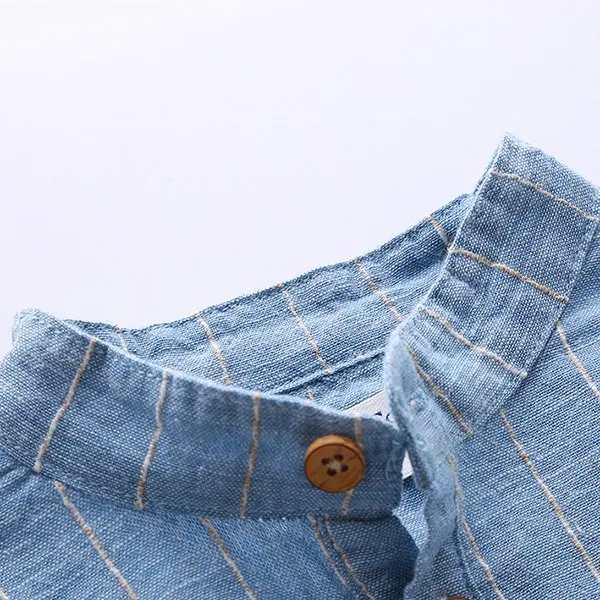 2020 new boys and girls spring autumn baby cotton striped 1-12 years long-sleeved coat kids plaid dress shirt for children