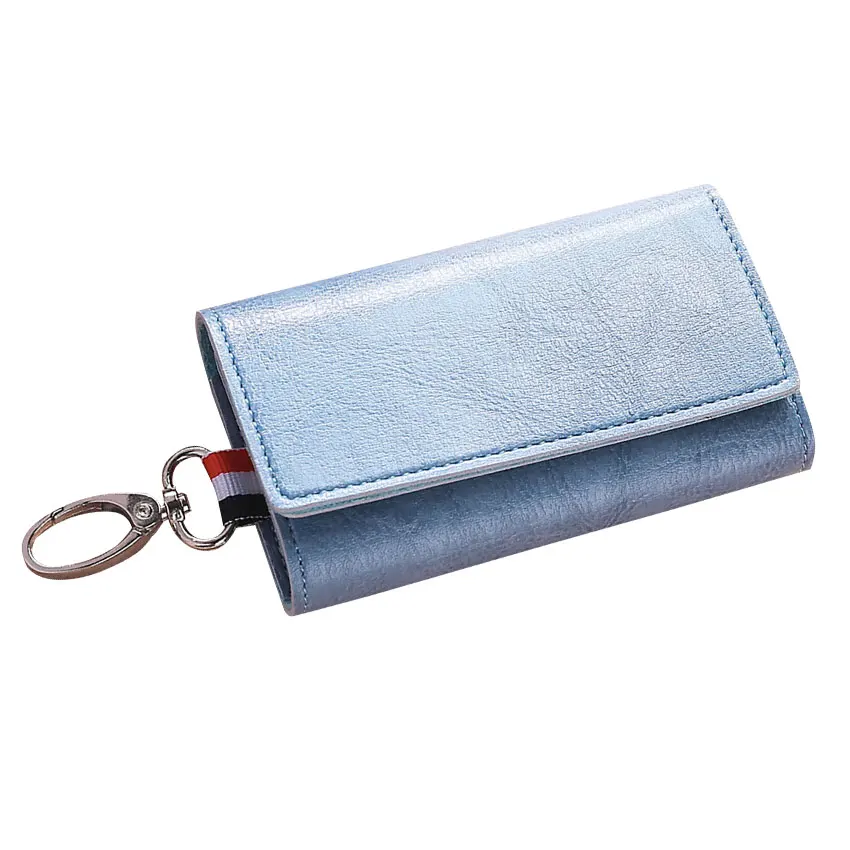 Оптовая продажа, индивидуальный дизайн, модный кошелек из искусственной кожи, держатель для ключей, Органайзер
