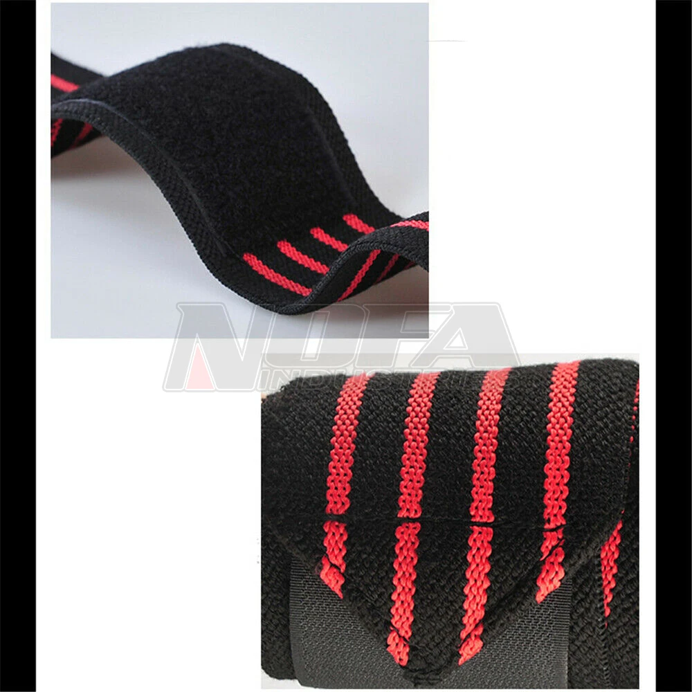 1Pair Wrist Weight Lifting custom cross training Weight Lifting Gym Wrist Wraps Gym Straps Support Grip